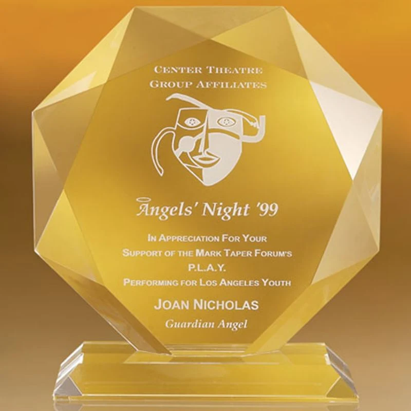Octagon Shaped Flat Award 1