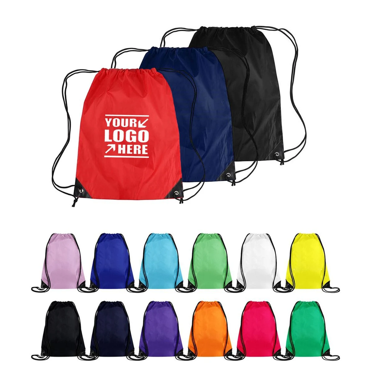 Drawstring Backpack String Bag Sackpack 1