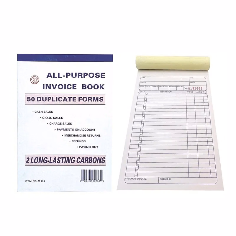 All Custom Receipt Book Multi-Purpose
