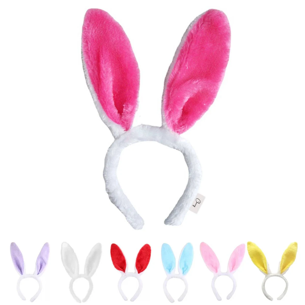 Christmas Plush Rabbit Ears Headband 1