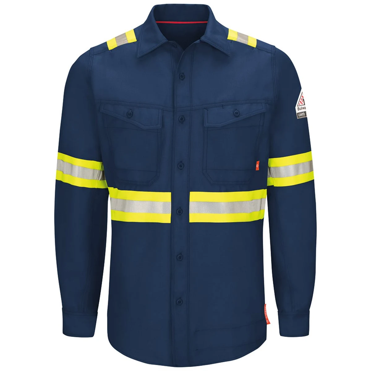 Men's iQ Series® Endurance Enhanced-Vis Work Shirt - QS40E 1