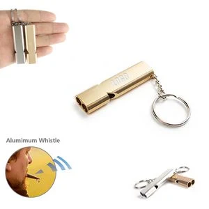 Promotional Aluminum Whistle Keychain 1
