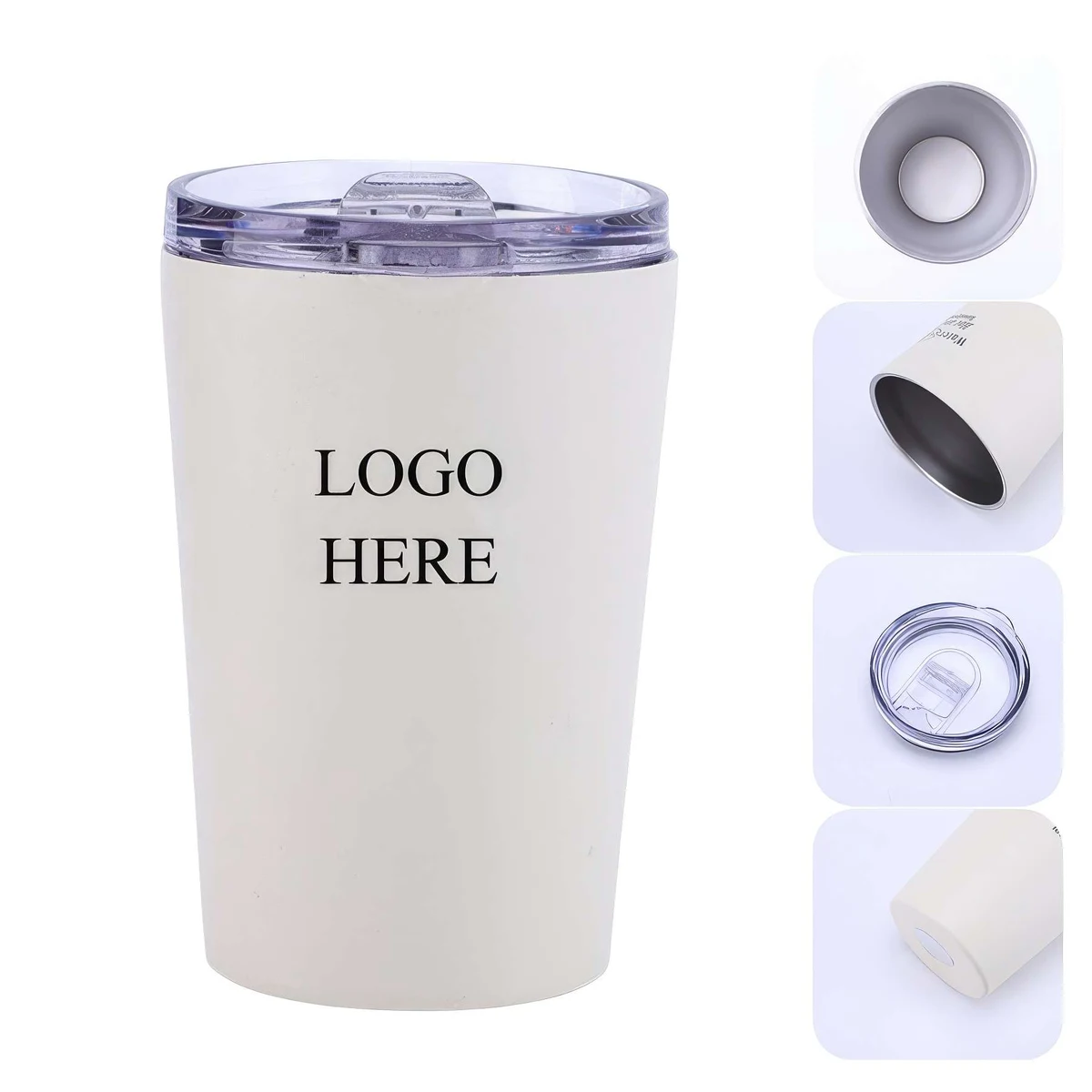 12 oz Stainless steel coffee Tumbler with Spill Proof Lid 1