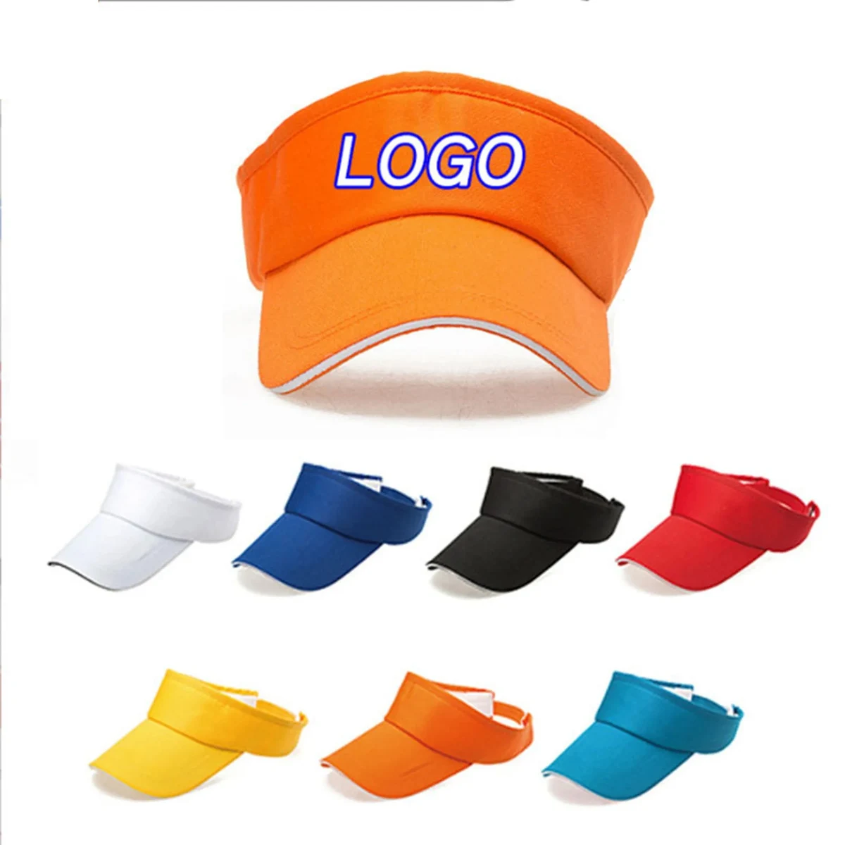 Athletic Cotton Visor Adjustable Cap 1
