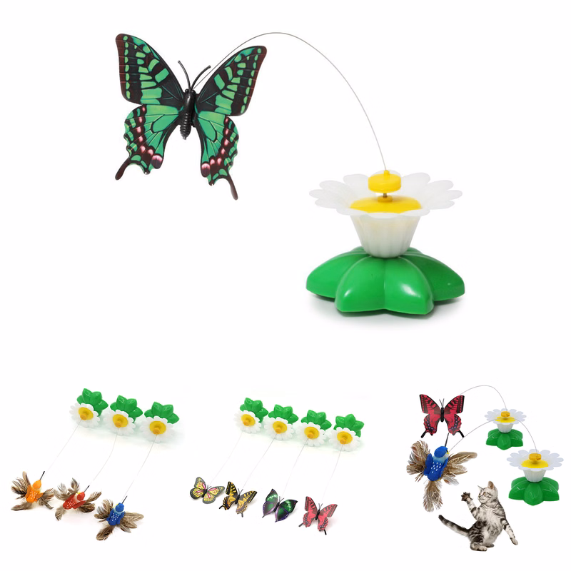 Electric Bird Butterfly Teasing Cat Toy