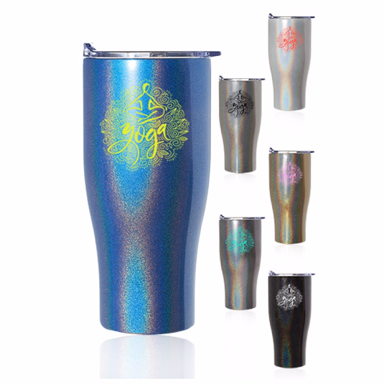 27 oz. Iridescent Stainless Steel Travel Mug - BPA Free
