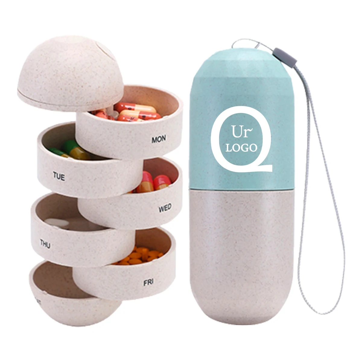 Rotatable Weekly Pill Cases 1