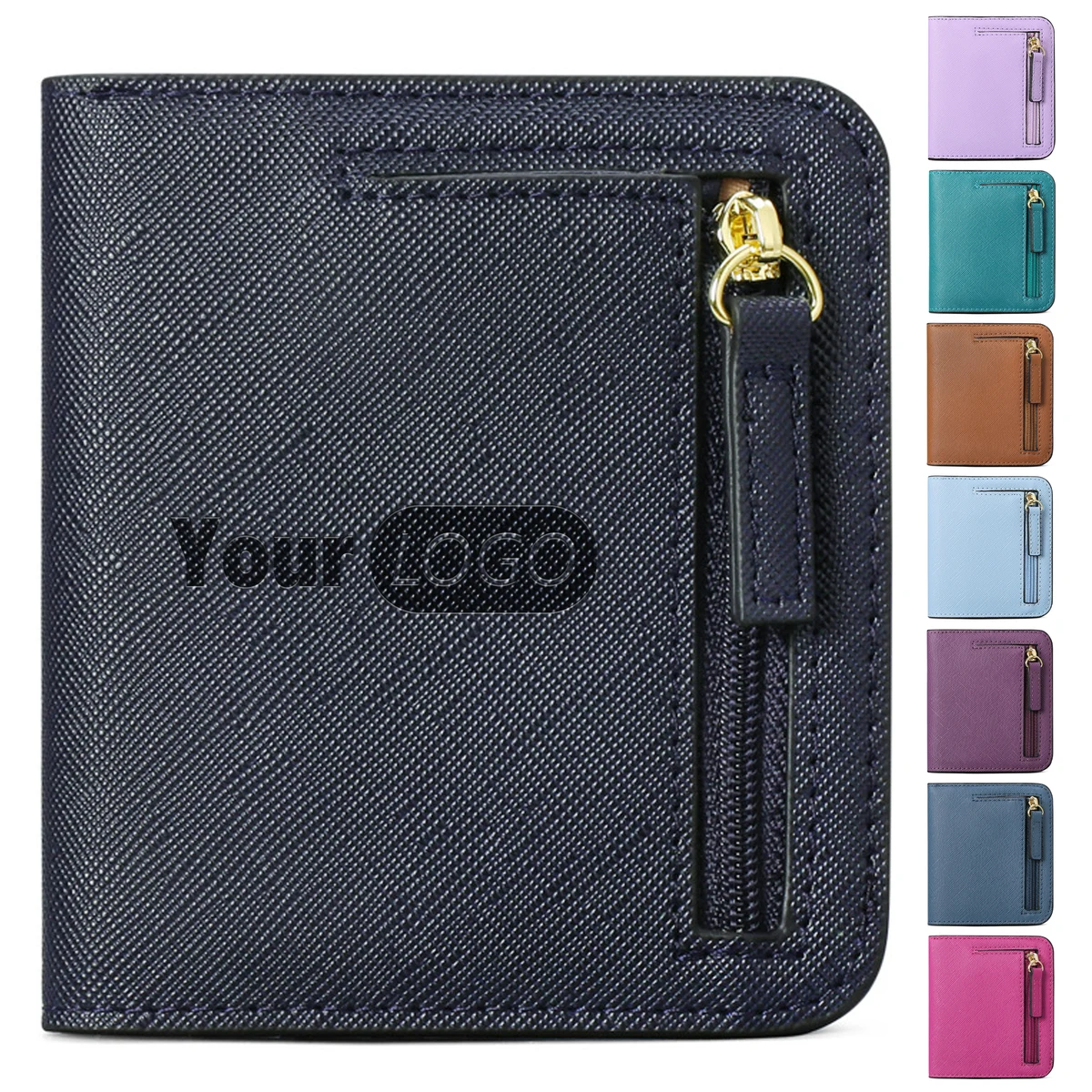 Pu Coin Purse Wallet Rfid Money Clip 1