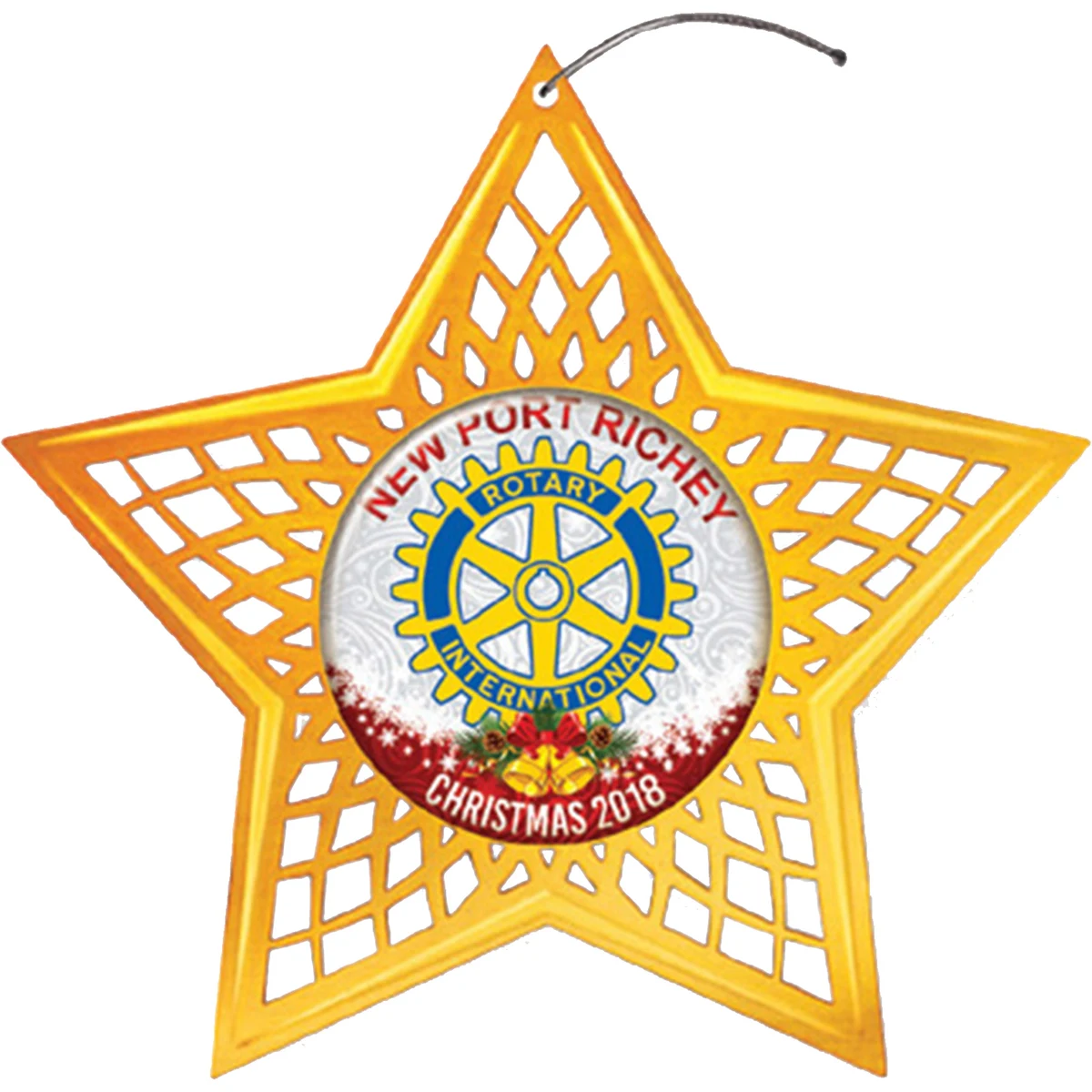 Digistock Ornaments: Gold Star 1
