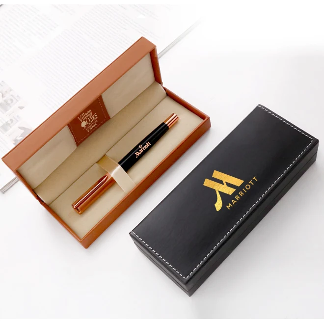 Geneva™ Leatherette Pen Gift Box 1