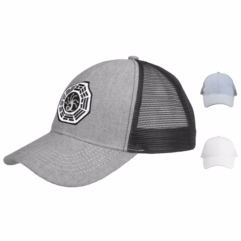 Trucker Caps with Mesh Back and Curved Visor