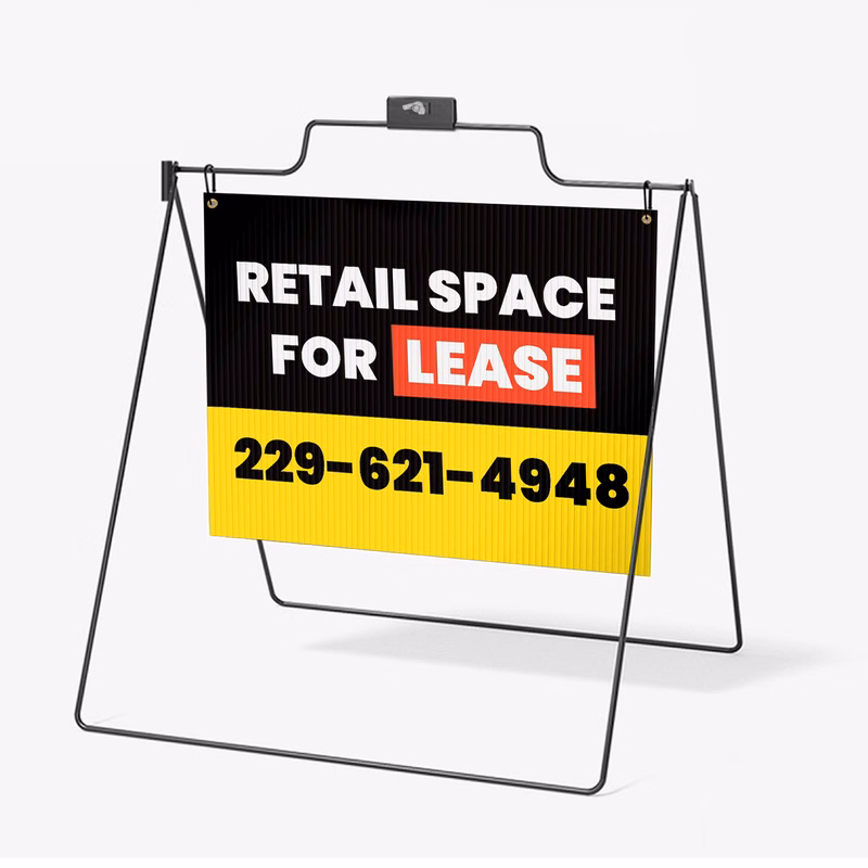 Real Estate A-frame Kit- Banner & Hardware