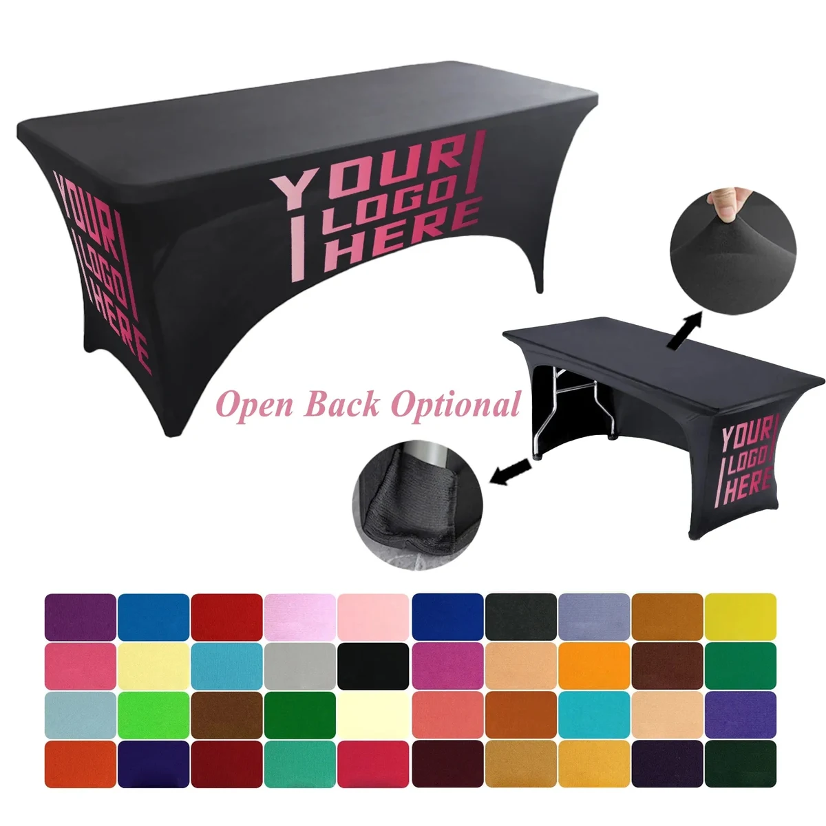Custom Advertisement Trade Show Table Cover MOQ10pcs 1