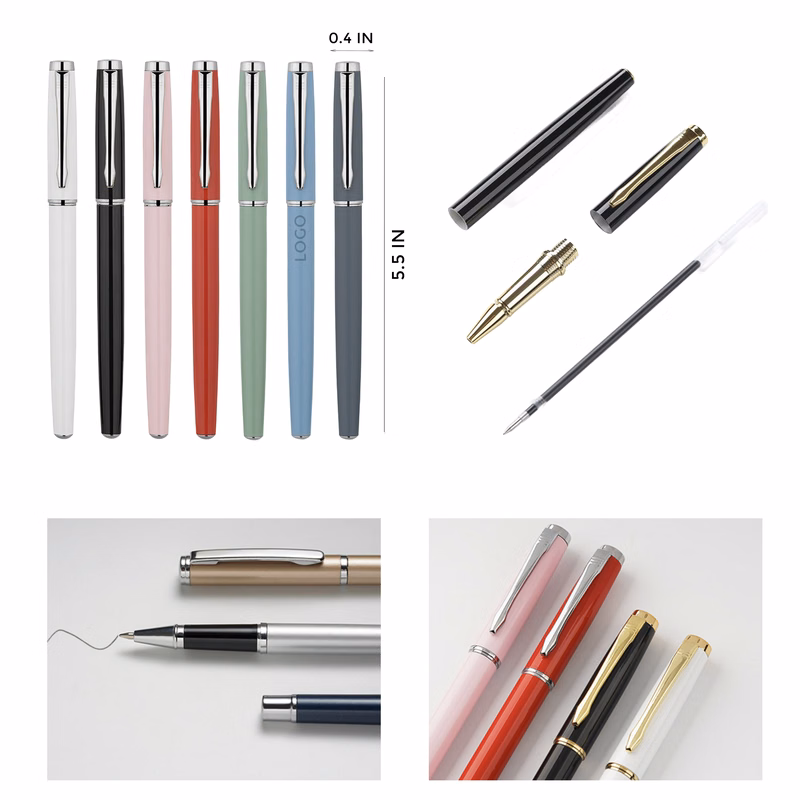 MOQ 10 PCS Smooth Metal Ballpoint Pen