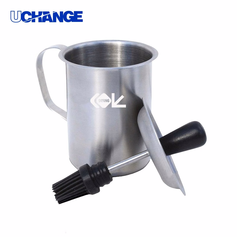 Stainless Steel Basting Pot with Brush