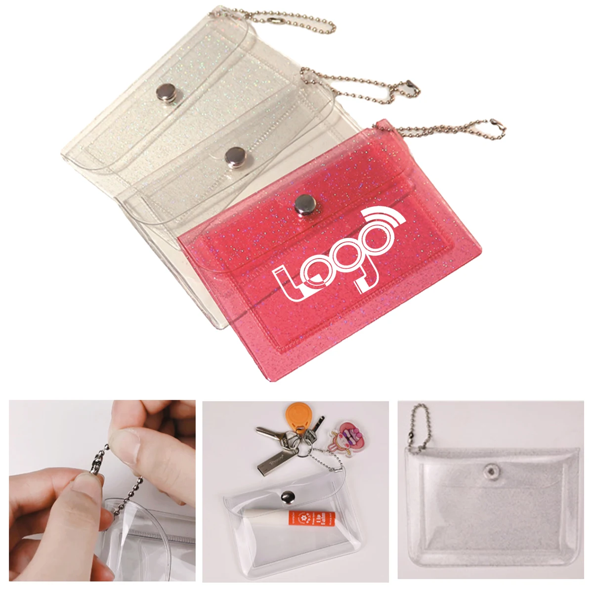 Lightweight Snap Closure Pouch for Travel and Everyday Use 1