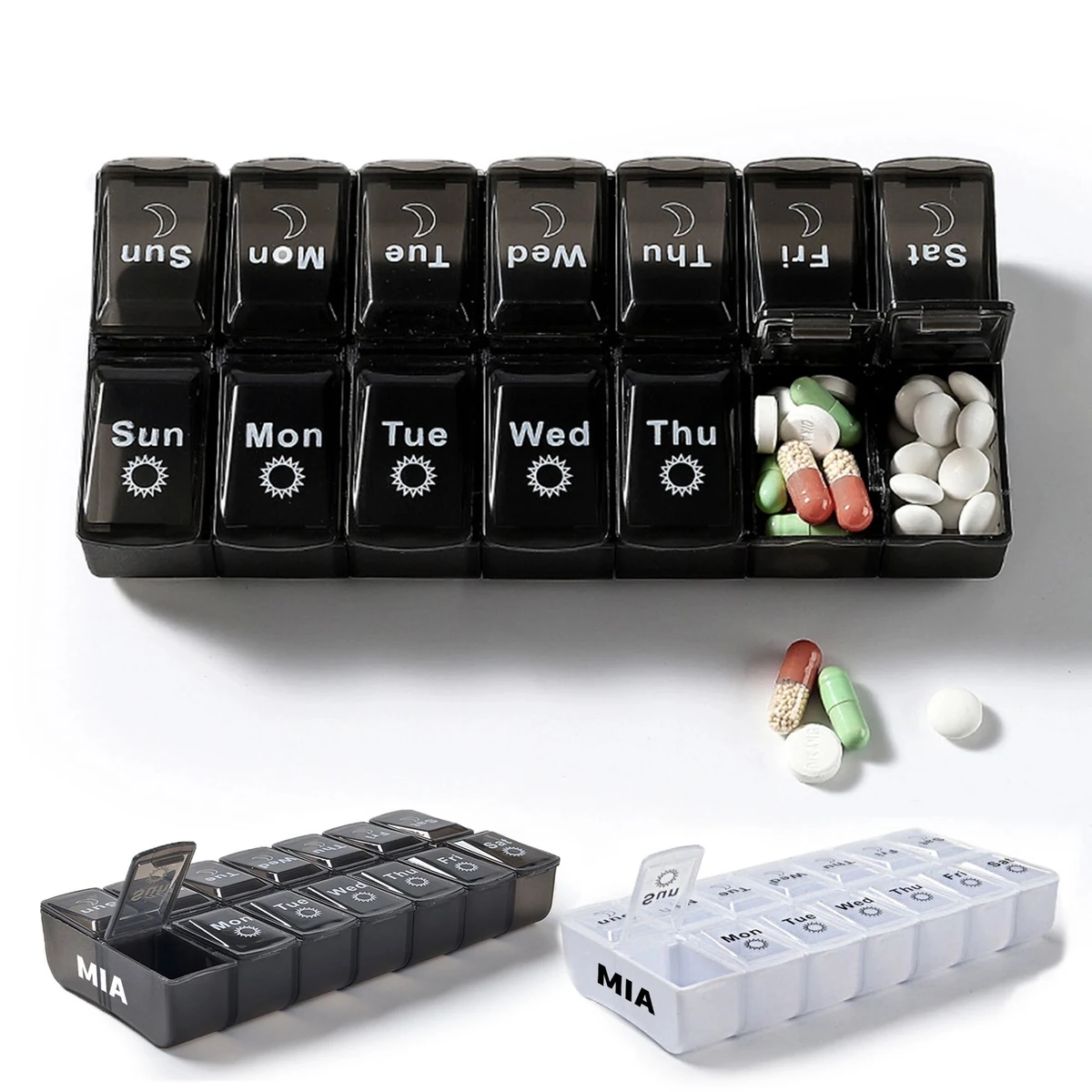Weekly Pill Organizer Arthritis Friendly 1