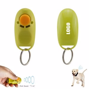 Durable Pet Training Loud Sound Clicker With Key Ring