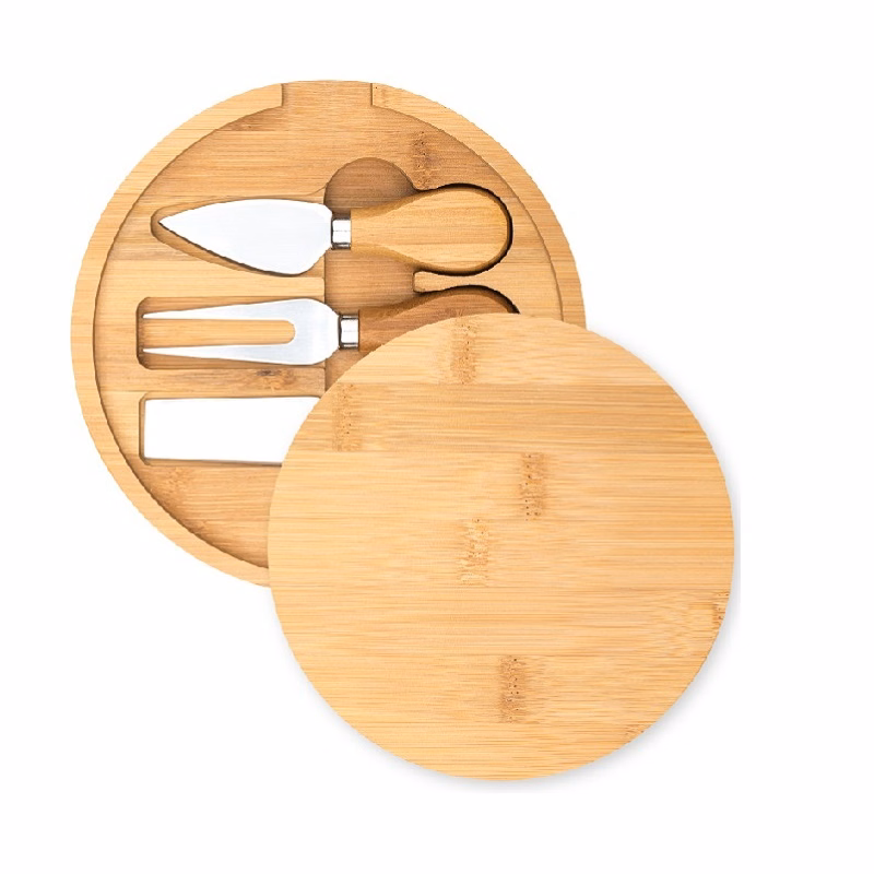 Bamboo Mini Cheese Board and Knife Set
