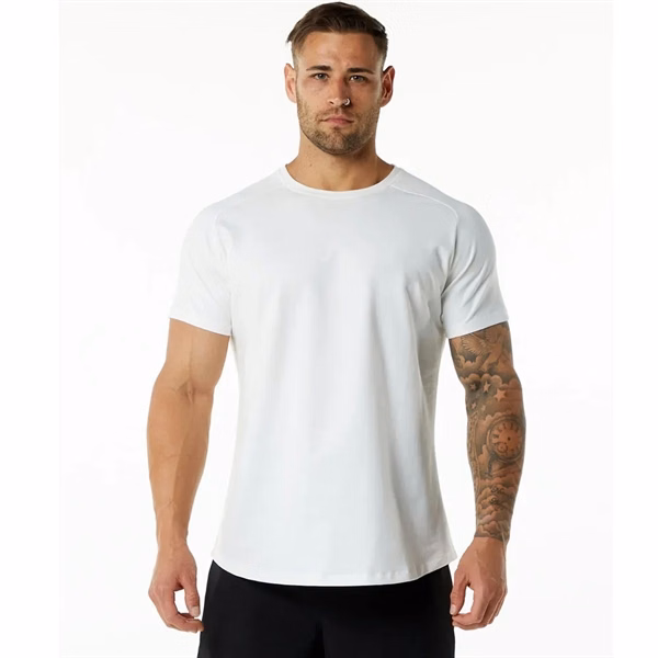 Custom 100% Cotton Men's T-Shirt with Double-Needle Stitching — Team Apparel & Workwear