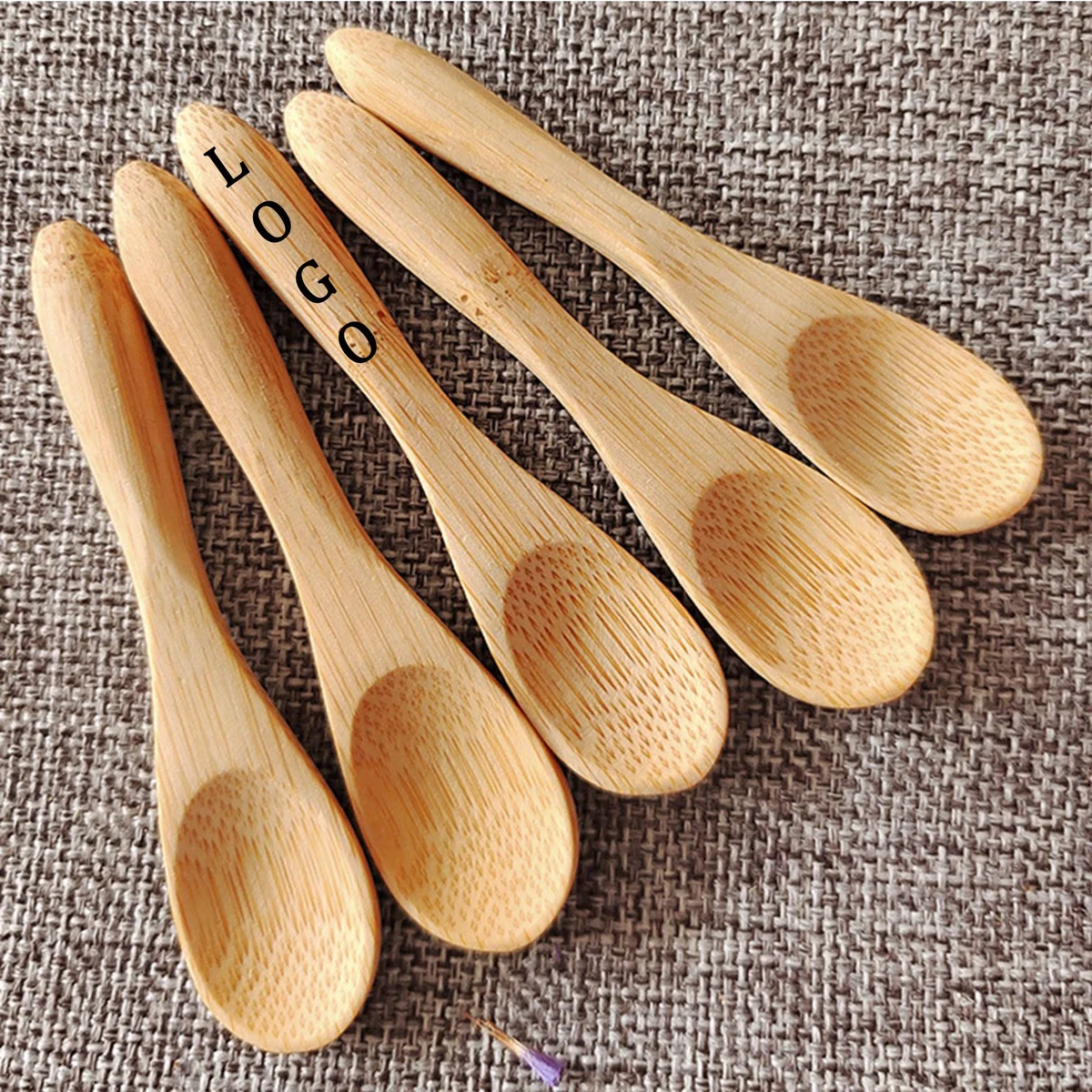Reusable Bamboo Condiments Spoon 1