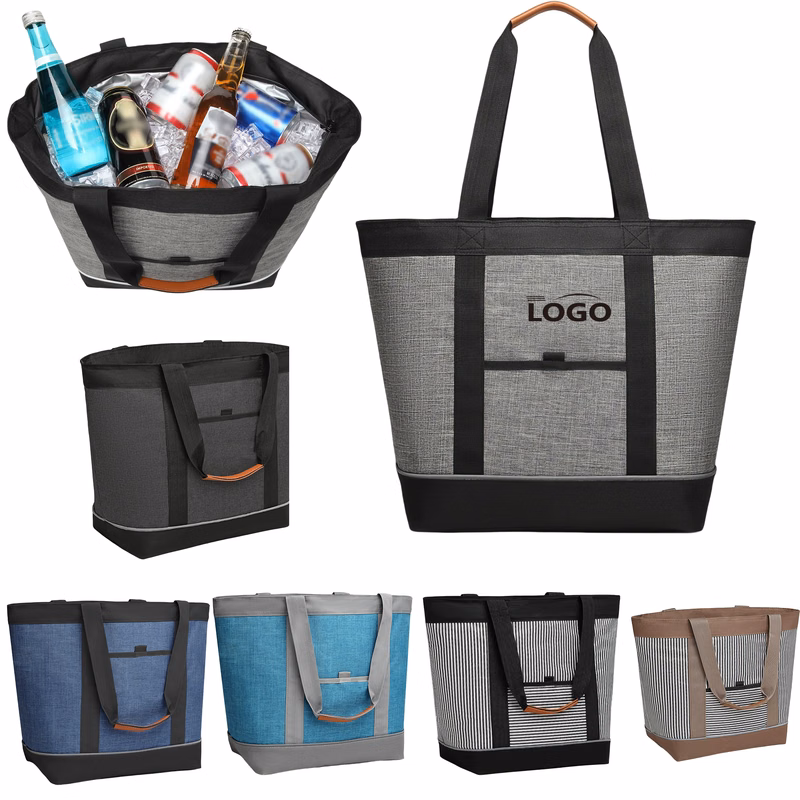 24L Portable Tote Cooler Bag