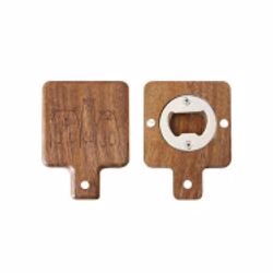 Acacia Wood Magnetic Bottle Opener