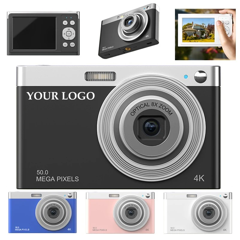 4K HD Screen Compact Portable Digital Camera with Hand Strap 1