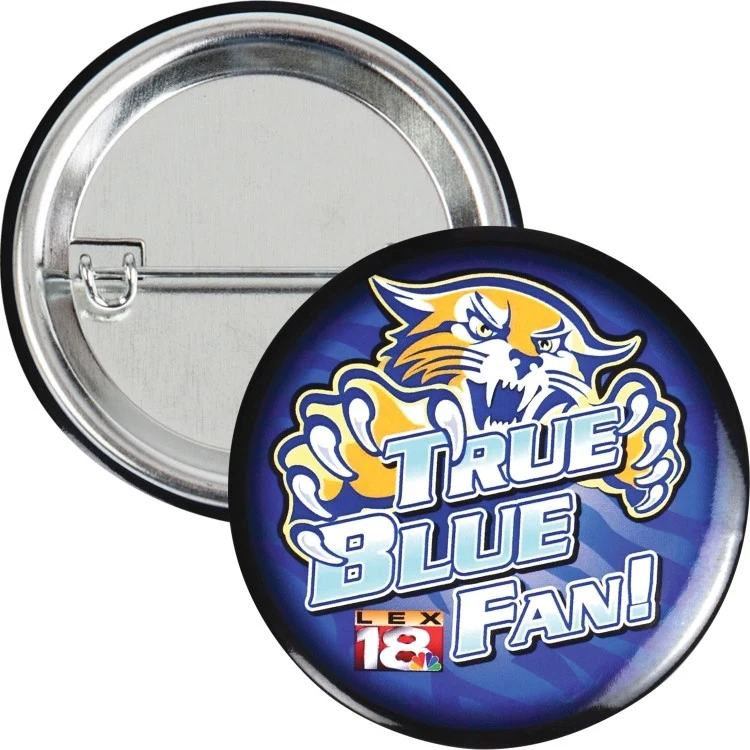 3" Round Safety Pin Button 1