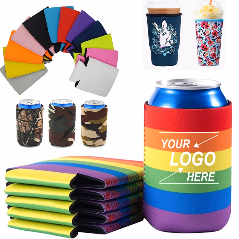 Pride Rainbow Can Cooler Sleeves