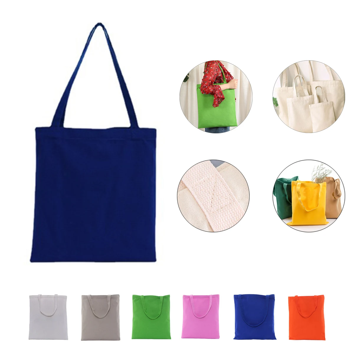 Cotton Tote Canvas Bag, custom tote bag with logo imprint 1