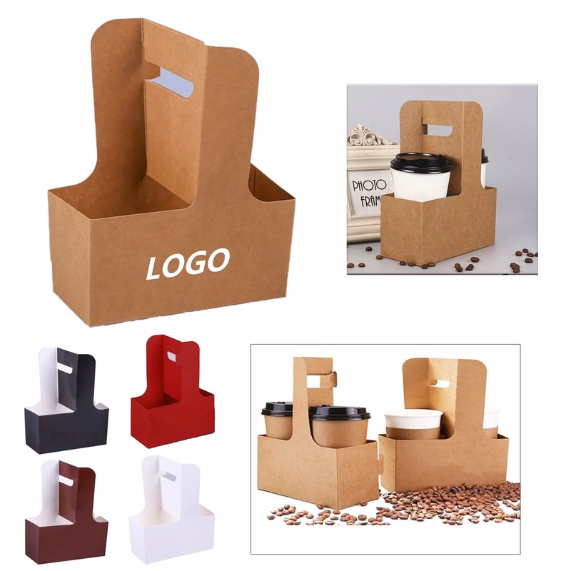 2 Drink Carrier with Handle Tote