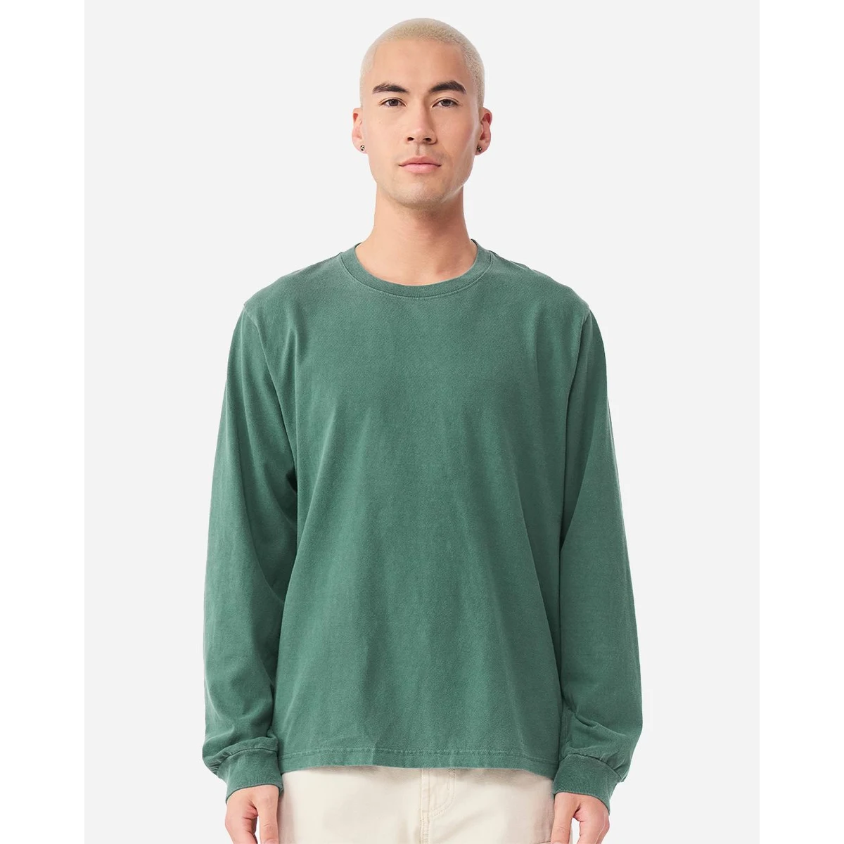 Unisex Heavyweight Garment-Dyed Long Sleeve Tee - 4851GD 1