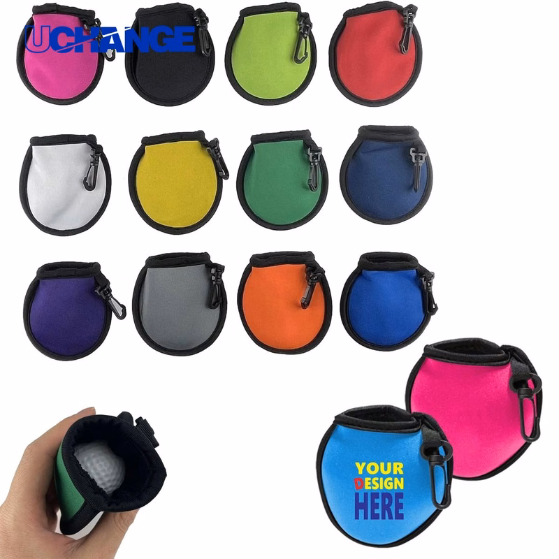Full Color Golf Ball Cleaner Pouch for Branding