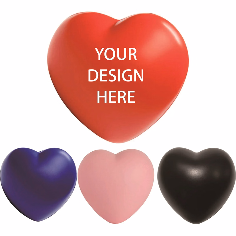 Heart Shape Stress Ball MOQ 50PCS
