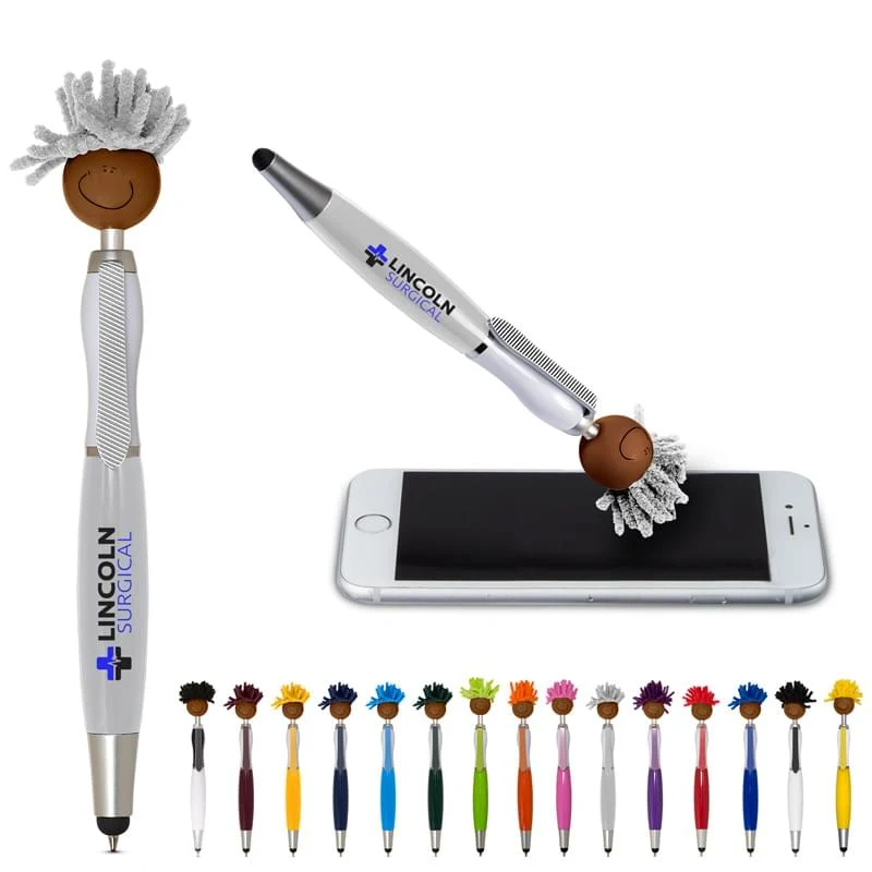 Multicultural MopToppers Screen Cleaner with Stylus Pen 1
