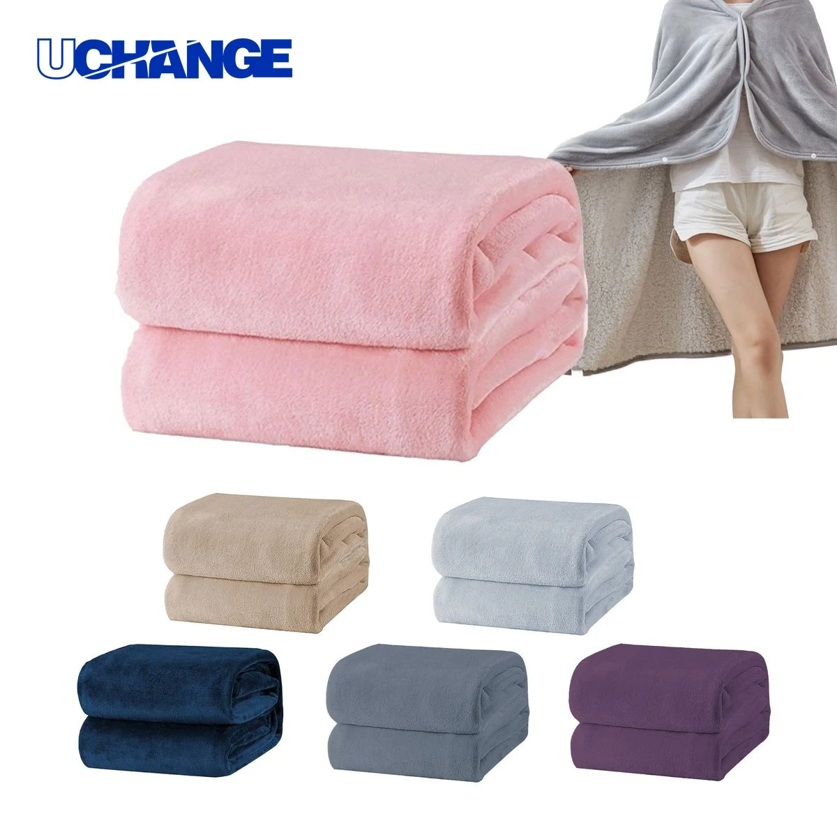 Children Warm Portable Blanket Shawl for Travel 1