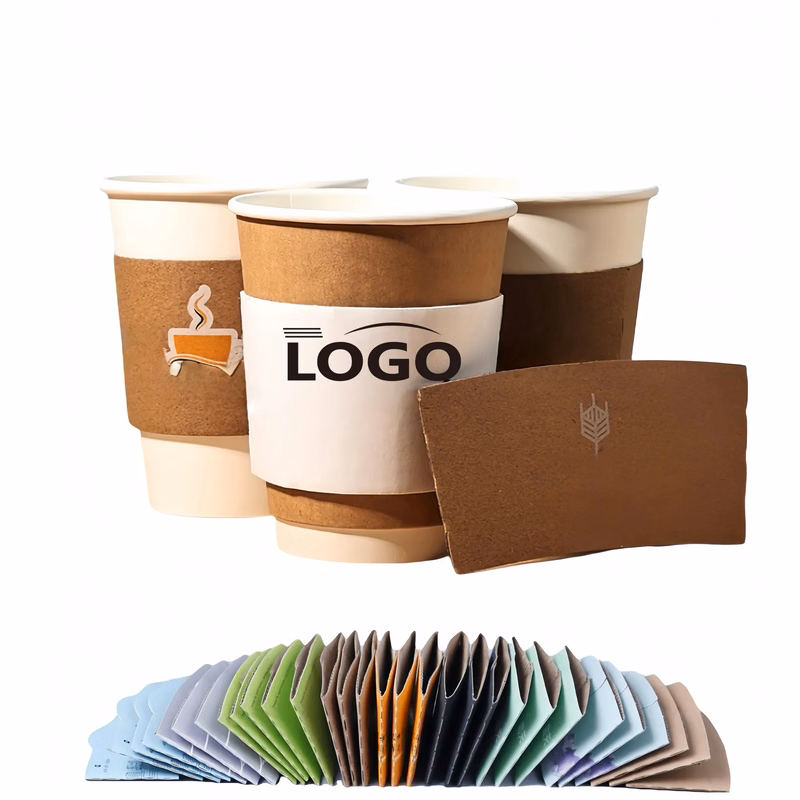 Disposable cup cover for heat insulation and cold protection
