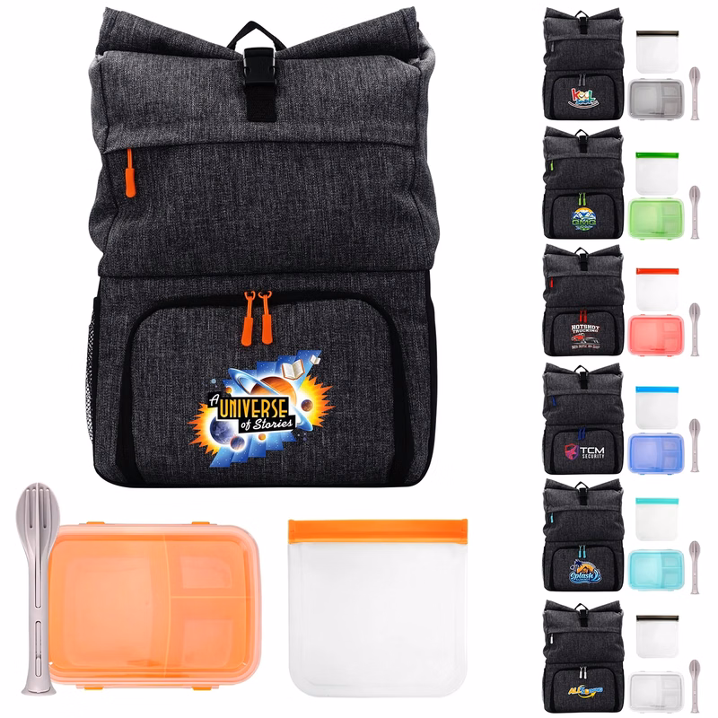 X Line Backpack Cooler Lunch To Go Combo Set