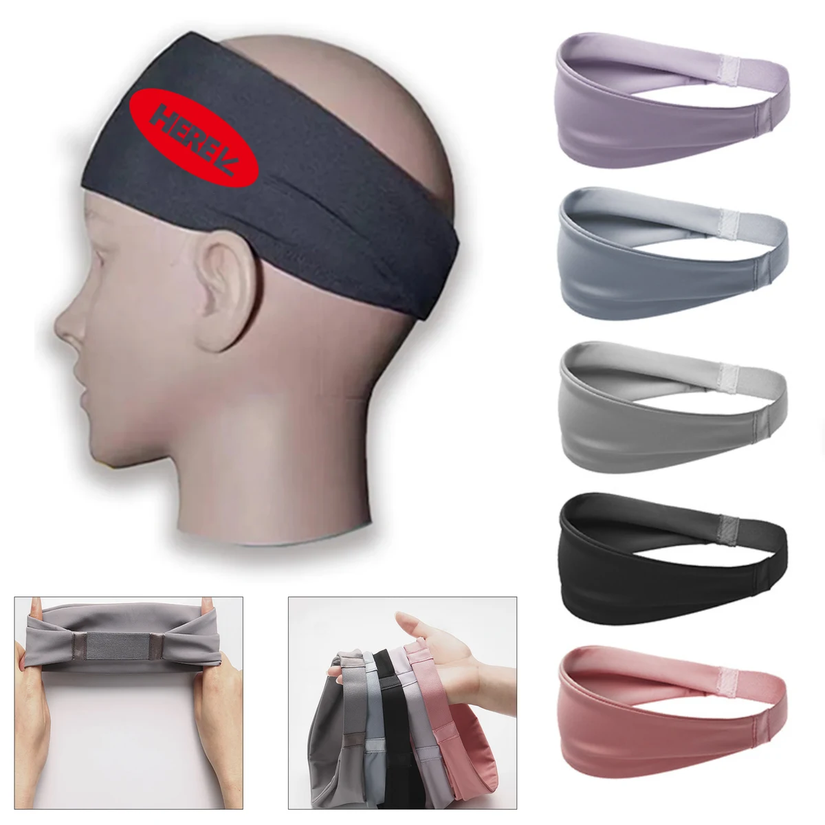 Moisture-Wicking Sports Headbands 1
