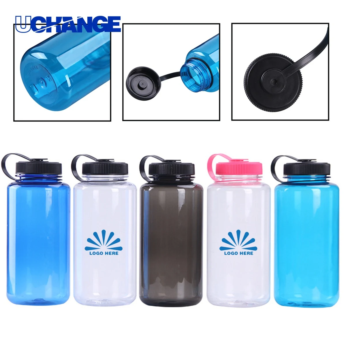Plastic Water Bottle Container (32oz) 1