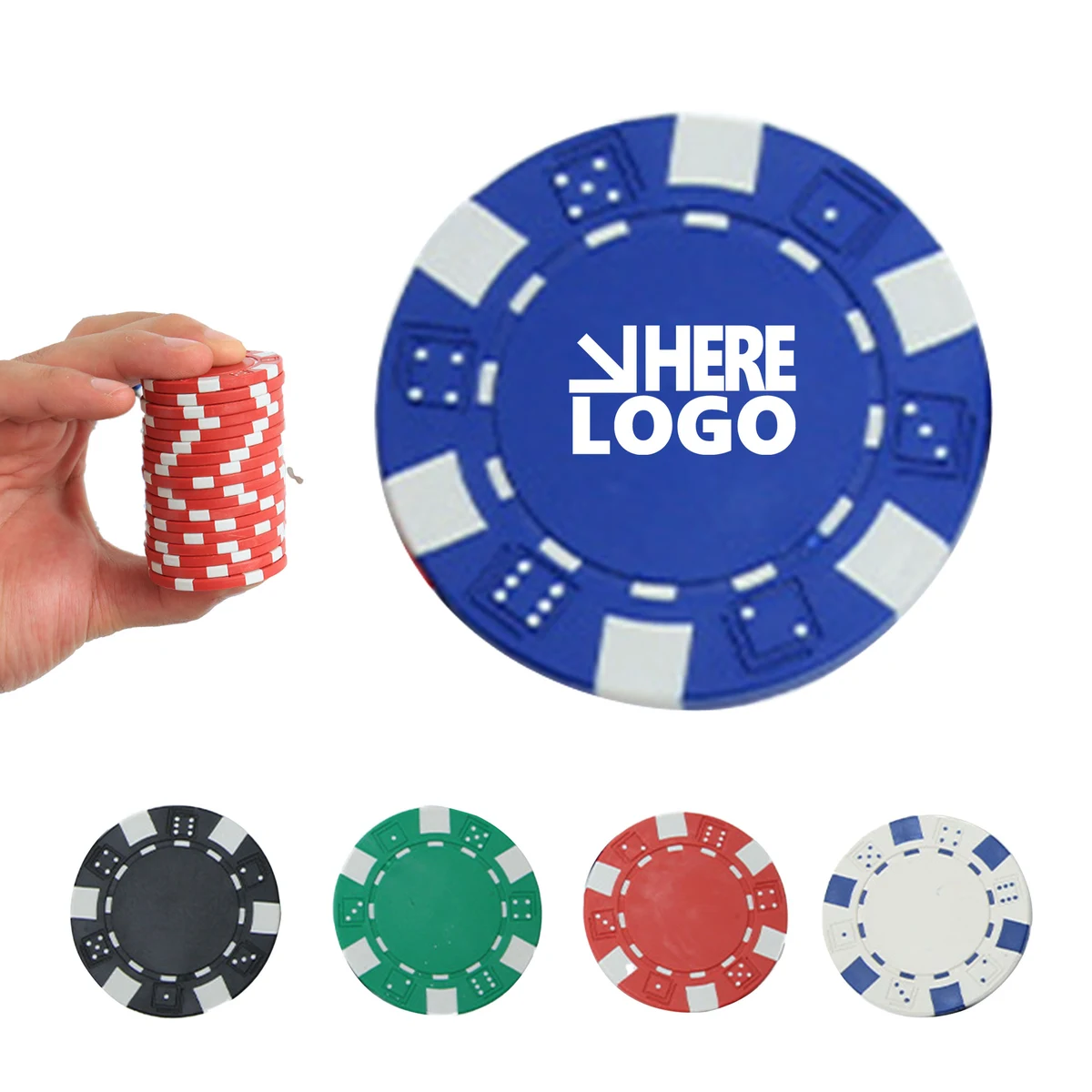 Poker Chip Coin ABS MOQ 100 1