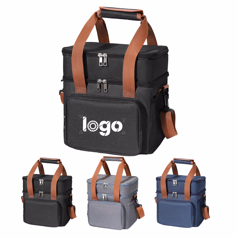 Outdoor Large-Capacity Double-Layer Raised Cooler Bag