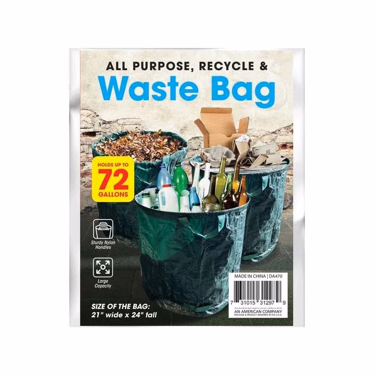 All-Purpose Recycle & Waste Bags - 72 Gallon
