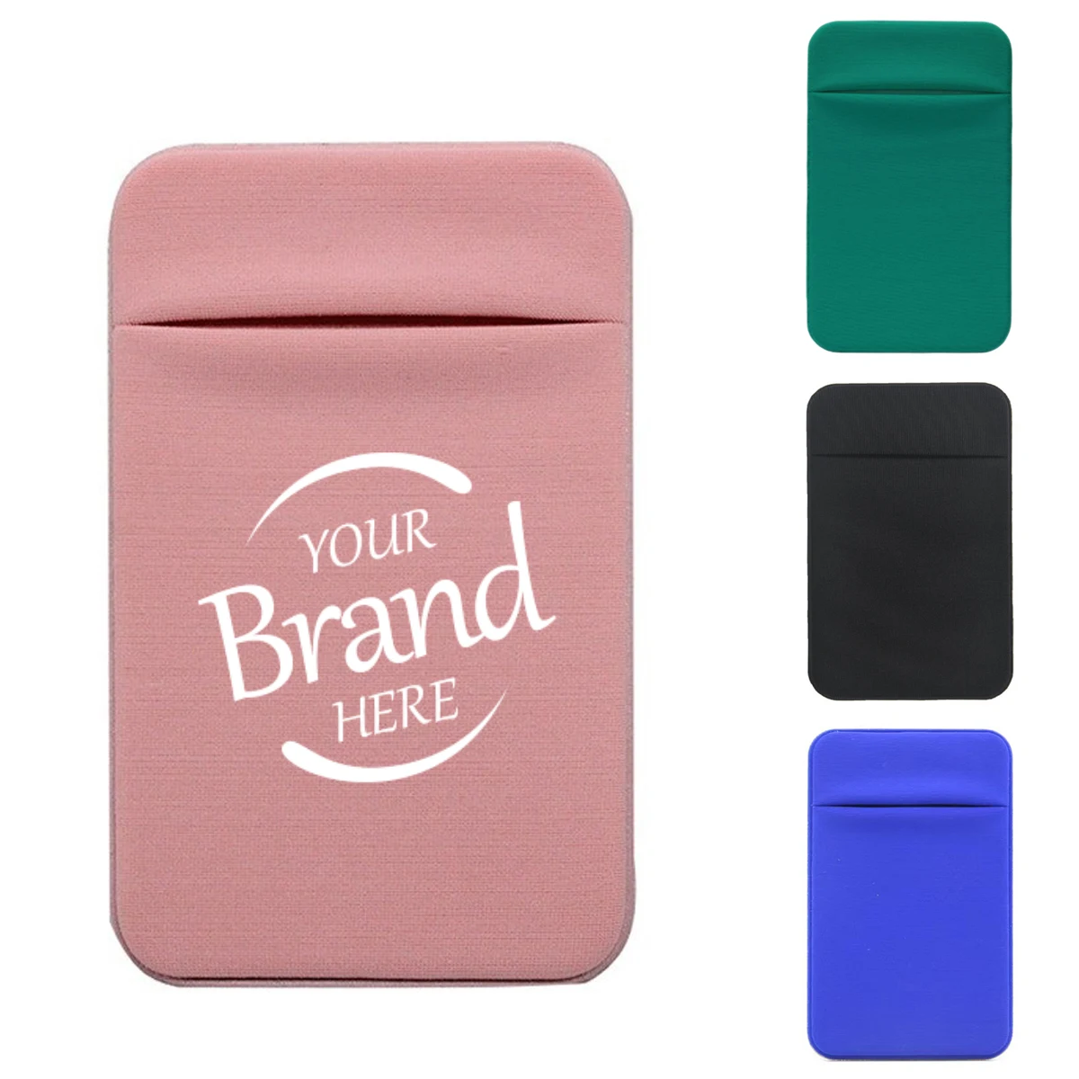 Cell Phone Card Holder With Adhesive Sticker 1
