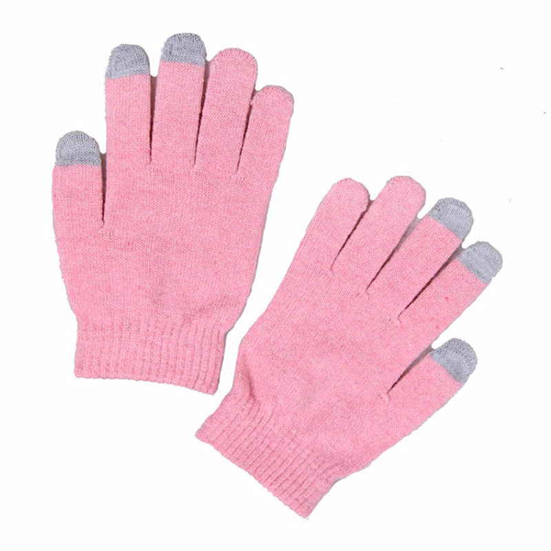 Touch Screen Acrylic Knitted Gloves