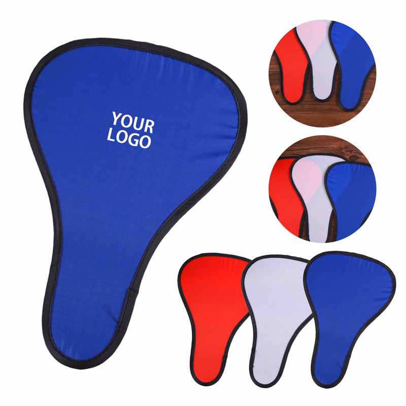 Foldable T Shape Hand Fan With Pouch