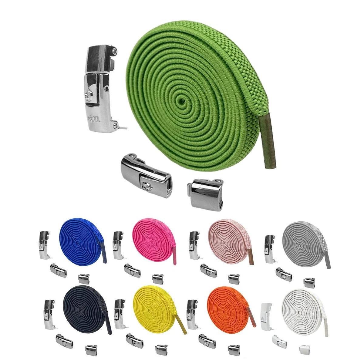 Fashion No-Tie Shoelaces For Sneakers Sports Shoes 1