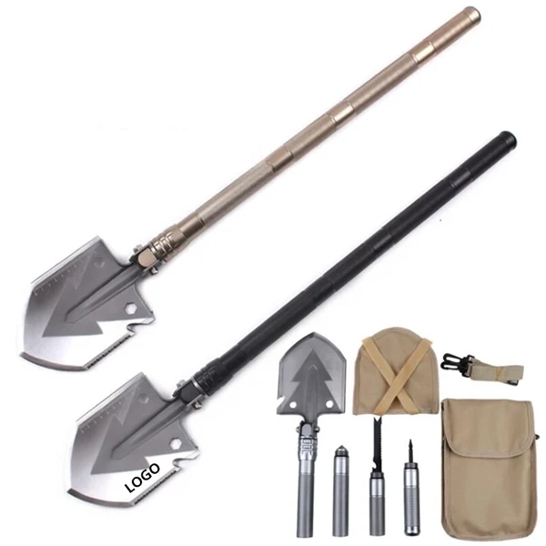 All-in-one Camping Survival Folding Shovel 1