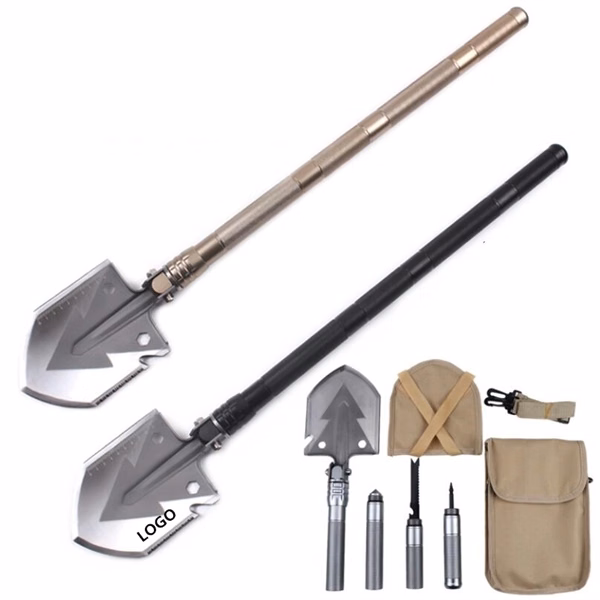 All-in-one Camping Survival Folding Shovel